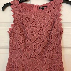 Size 1 Pink Lace Dress